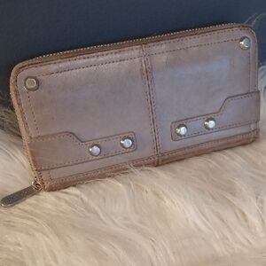 Botkier Leather  Wallet with Stud Accents